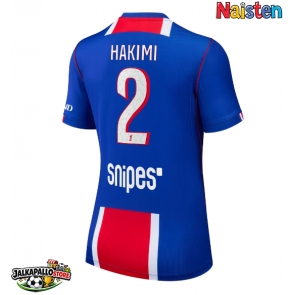 Paris Saint-Germain Achraf Hakimi #2 Kotipaita Naisten 2026-27 Lyhythihainen